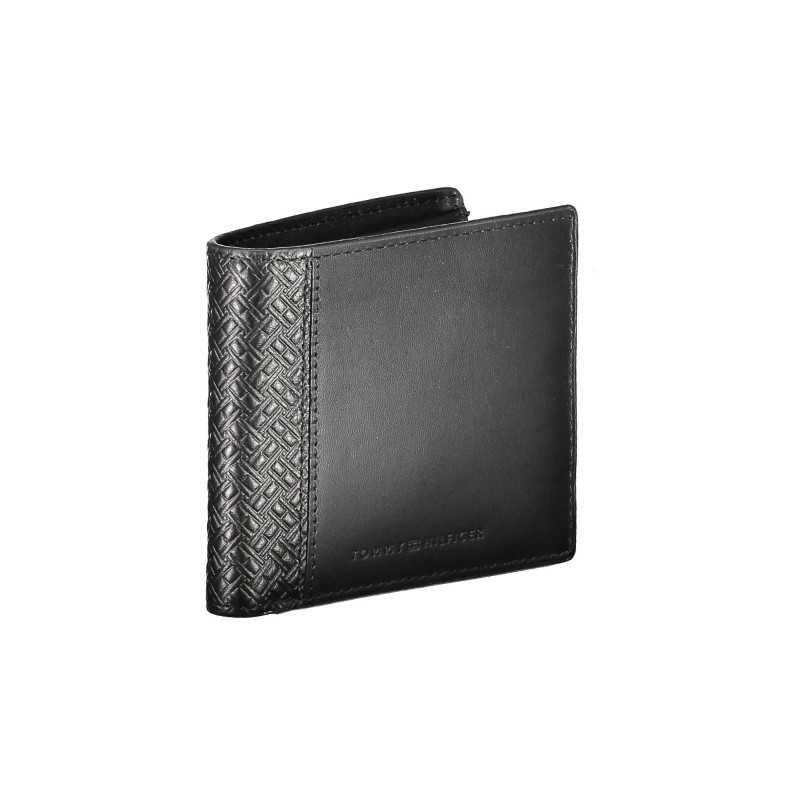 TOMMY HILFIGER BLACK MEN'S WALLET