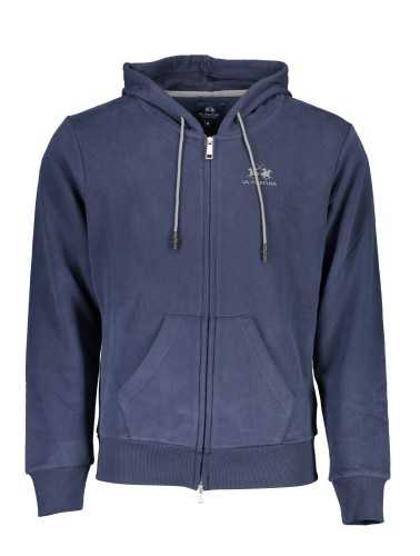 LA MARTINA SWEATSHIRT WITH ZIP MAN BLUE