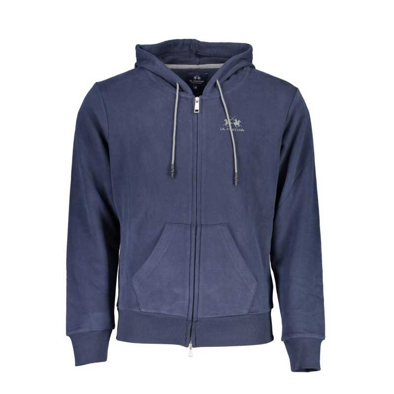 LA MARTINA SWEATSHIRT WITH ZIP MAN BLUE