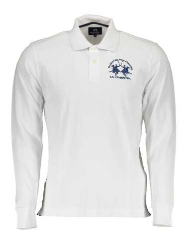 LA MARTINA POLO SHIRT LONG SLEEVES MAN WHITE