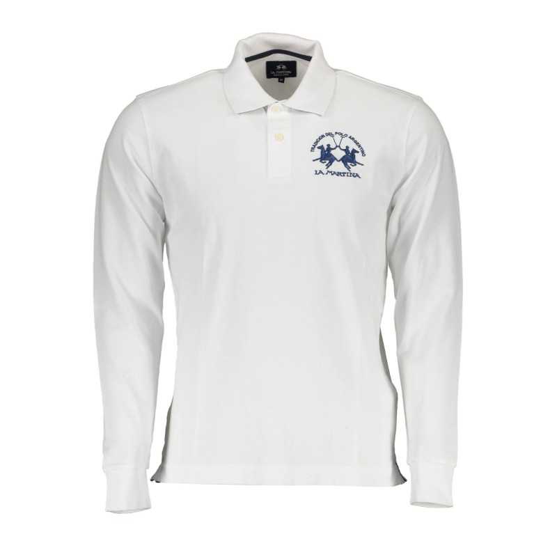 LA MARTINA POLO SHIRT LONG SLEEVES MAN WHITE