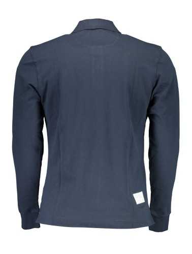 LA MARTINA LONG SLEEVE POLO SHIRT MAN BLUE