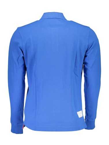 LA MARTINA LONG SLEEVE POLO SHIRT MAN BLUE