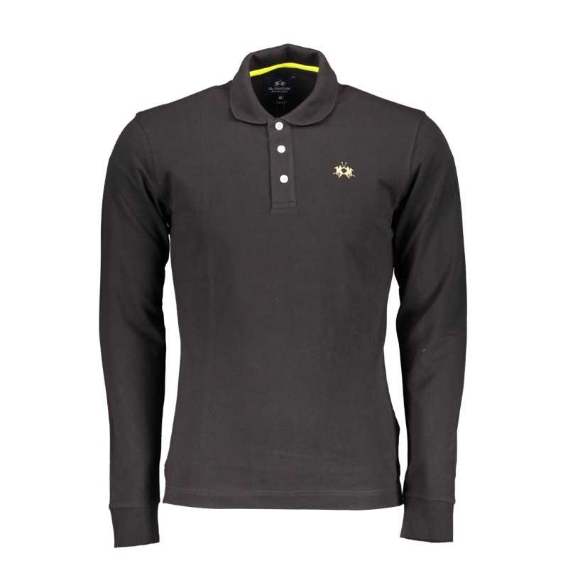 LA MARTINA POLO LONG SLEEVE MAN BLACK