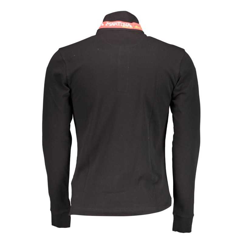 LA MARTINA POLO LONG SLEEVE MAN BLACK