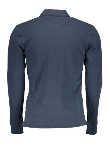 LA MARTINA LONG SLEEVE POLO SHIRT MAN BLUE