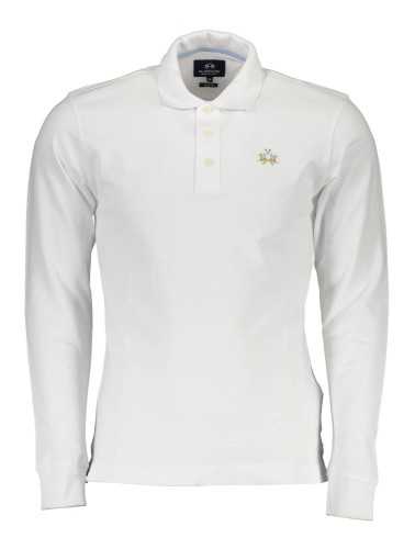 LA MARTINA POLO SHIRT LONG SLEEVES MAN WHITE