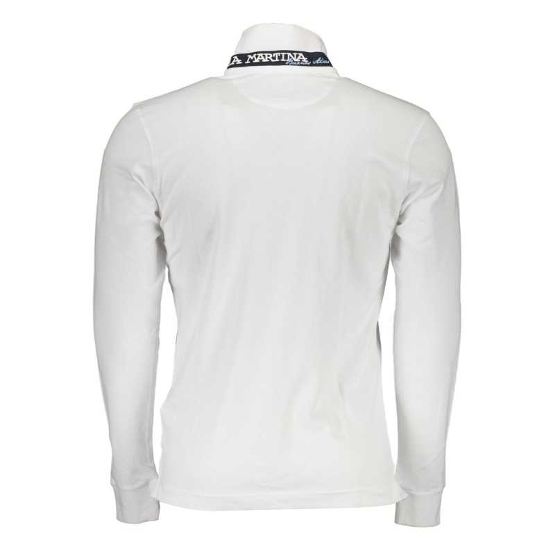 LA MARTINA POLO SHIRT LONG SLEEVES MAN WHITE