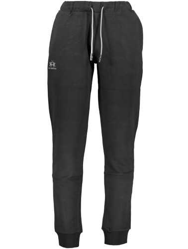 LA MARTINA MEN'S BLACK TROUSERS