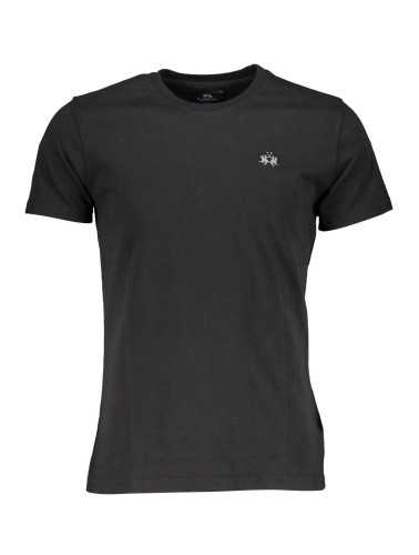 LA MARTINA MEN'S SHORT SLEEVE T-SHIRT BLACK