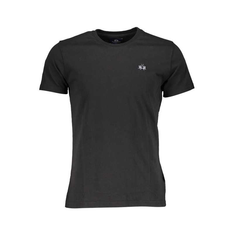 LA MARTINA MEN'S SHORT SLEEVE T-SHIRT BLACK