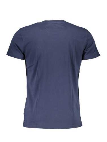 LA MARTINA MEN'S BLUE SHORT SLEEVE T-SHIRT