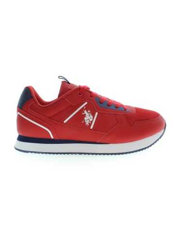 US POLO BEST PRICE MEN'S SPORTS SHOES RED