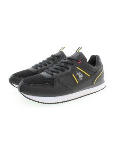 US POLO BEST PRICE BLACK MEN'S SPORTS SHOES