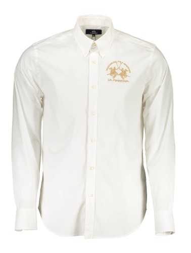 LA MARTINA MEN'S WHITE LONG SLEEVE SHIRT