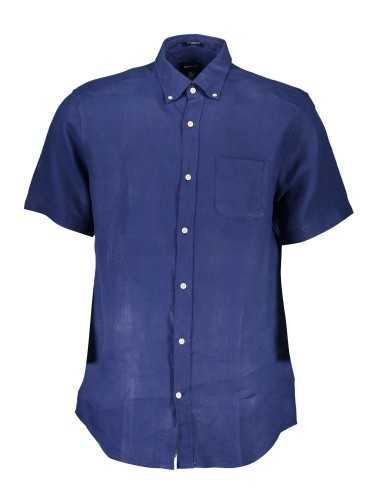 GANT CAMICIA MANICHE CORTE UOMO BLU