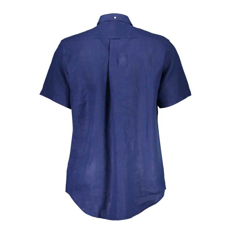 GANT CAMICIA MANICHE CORTE UOMO BLU