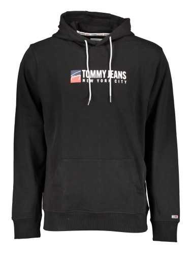 TOMMY HILFIGER FELPA SENZA ZIP UOMO NERO