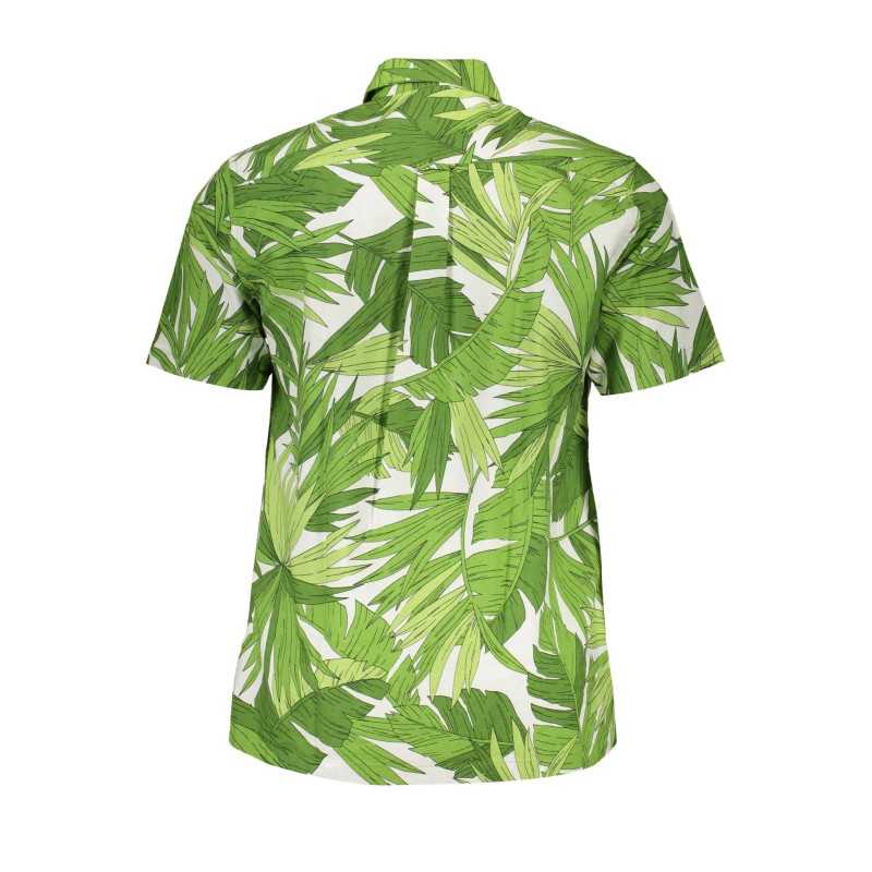 GANT MEN'S SHORT SLEEVE GREEN SHIRT