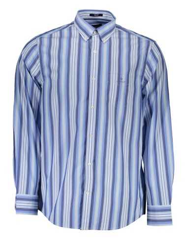 GANT CAMICIA MANICHE LUNGHE UOMO AZZURRO