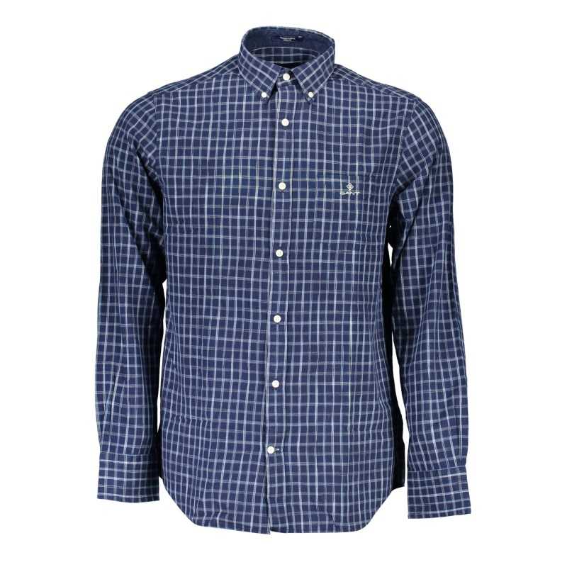 GANT MEN'S BLUE LONG SLEEVE SHIRT