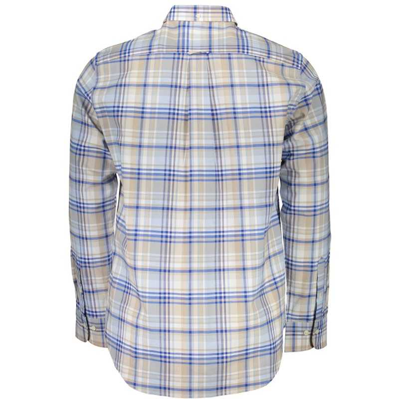 GANT CAMICIA MANICHE LUNGHE UOMO AZZURRO