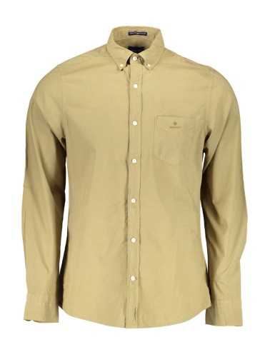 GANT MEN'S GREEN LONG SLEEVE SHIRT