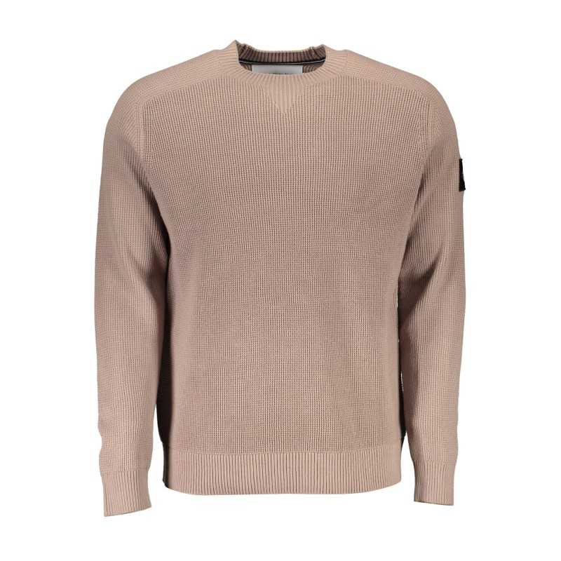 CALVIN KLEIN MEN'S BROWN SWEATER