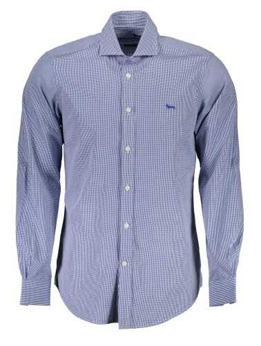 HARMONT & BLAINE MEN'S BLUE LONG SLEEVE SHIRT