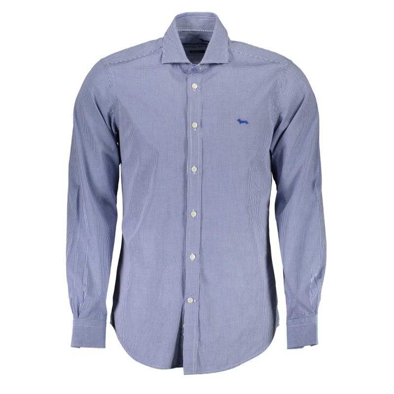 HARMONT & BLAINE MEN'S BLUE LONG SLEEVE SHIRT