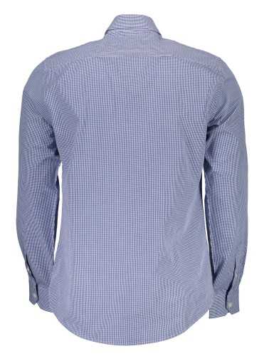 HARMONT & BLAINE MEN'S BLUE LONG SLEEVE SHIRT