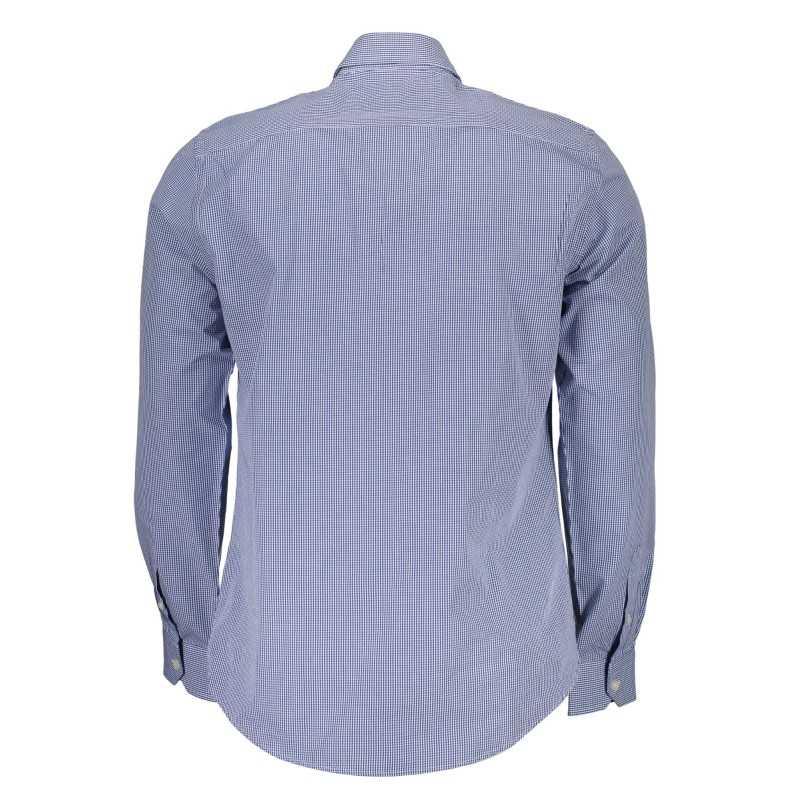 HARMONT & BLAINE MEN'S BLUE LONG SLEEVE SHIRT