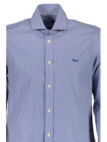 HARMONT & BLAINE MEN'S BLUE LONG SLEEVE SHIRT