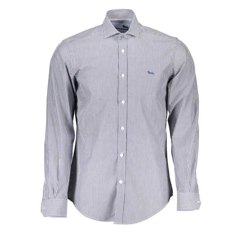 HARMONT & BLAINE MEN'S BLUE LONG SLEEVE SHIRT