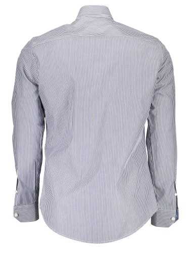 HARMONT & BLAINE MEN'S BLUE LONG SLEEVE SHIRT