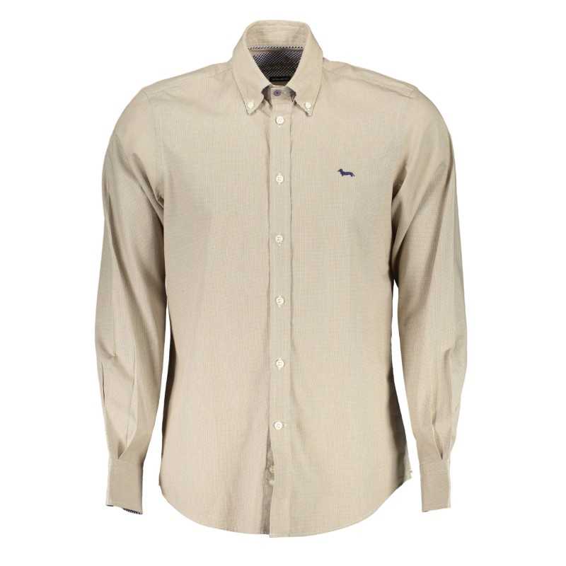 HARMONT & BLAINE MEN'S BEIGE LONG SLEEVE SHIRT