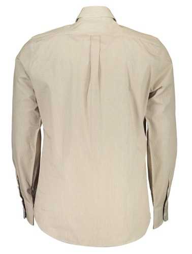 HARMONT & BLAINE MEN'S BEIGE LONG SLEEVE SHIRT