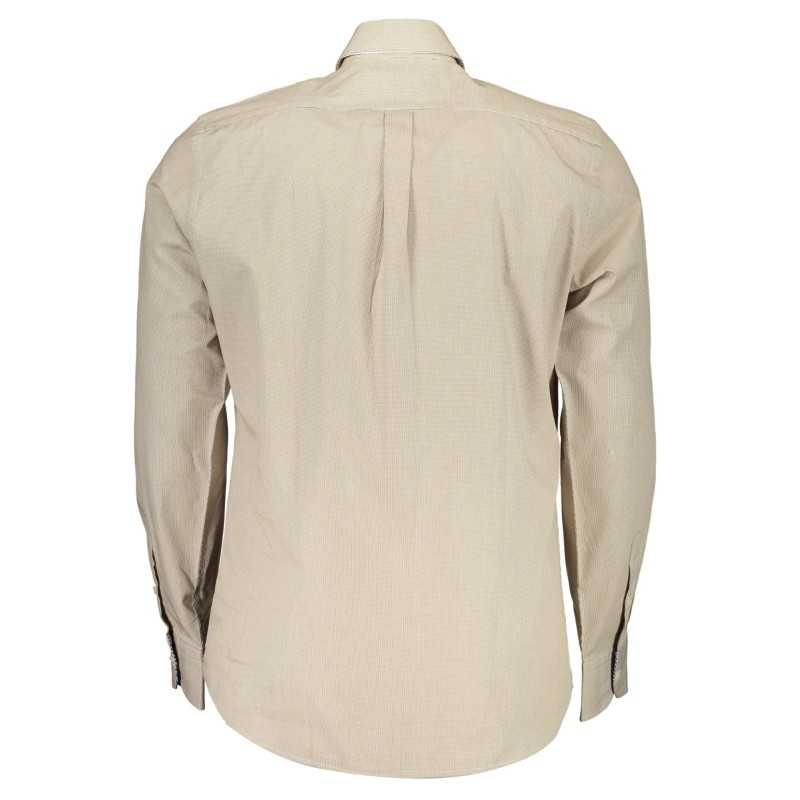 HARMONT & BLAINE MEN'S BEIGE LONG SLEEVE SHIRT