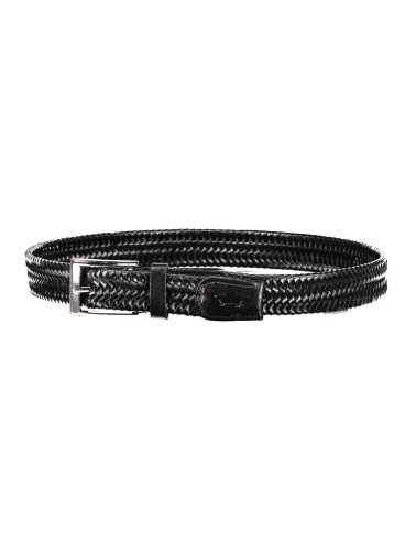 HARMONT & BLAINE BLACK MEN'S LEATHER BELT