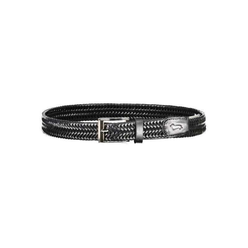 HARMONT & BLAINE BLACK MEN'S LEATHER BELT