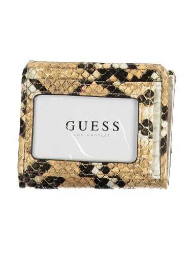 GUESS JEANS WOMEN'S BEIGE WALLET