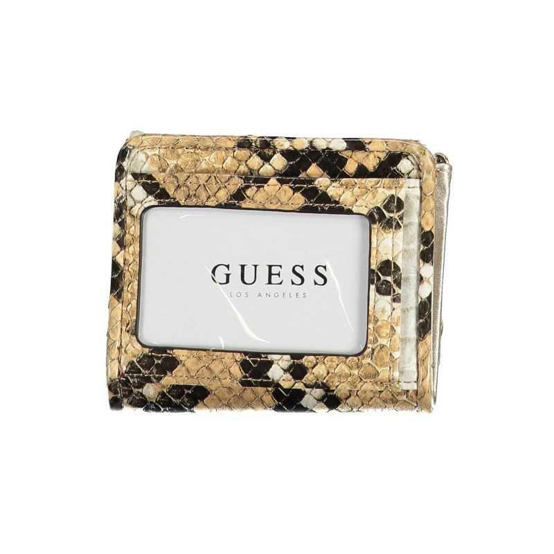 GUESS JEANS WOMEN'S BEIGE WALLET