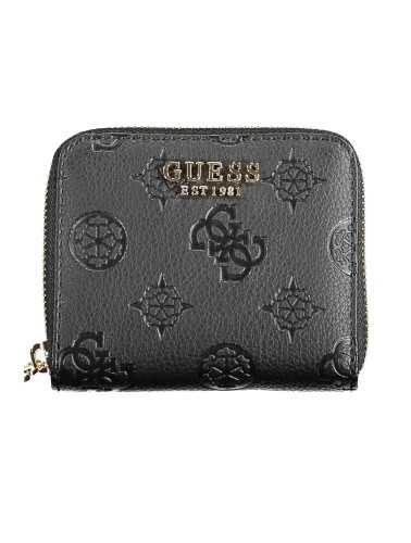 GUESS JEANS WOMEN'S WALLET BLACK