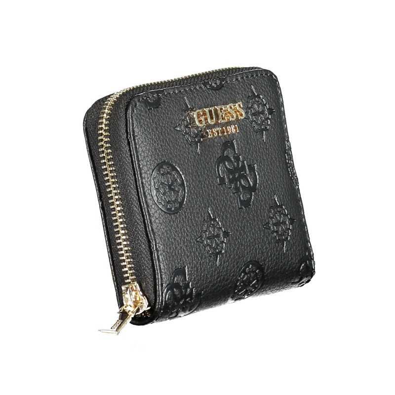 GUESS JEANS WOMEN'S WALLET BLACK