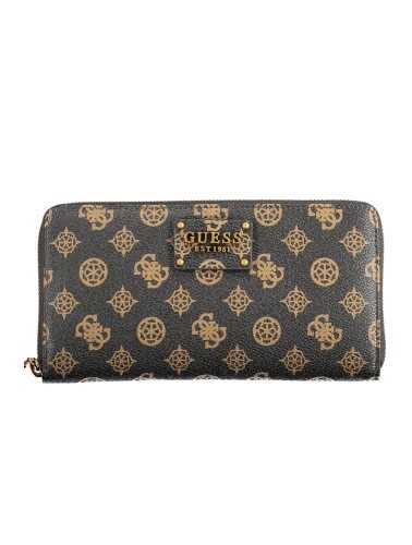 GUESS JEANS WOMEN'S WALLET BROWN