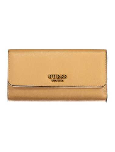 GUESS JEANS WOMEN'S BEIGE WALLET