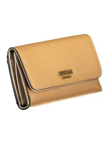 GUESS JEANS WOMEN'S BEIGE WALLET