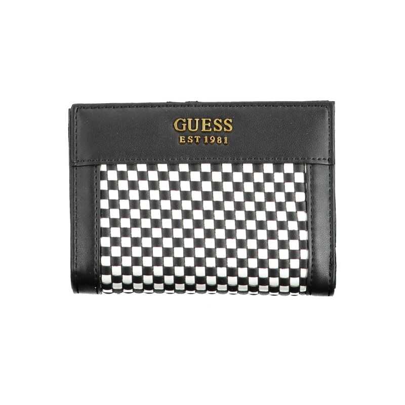 GUESS JEANS WOMEN'S WALLET BLACK