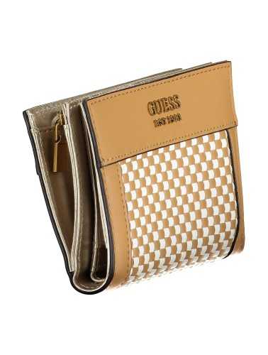 GUESS JEANS WOMEN'S WALLET BROWN