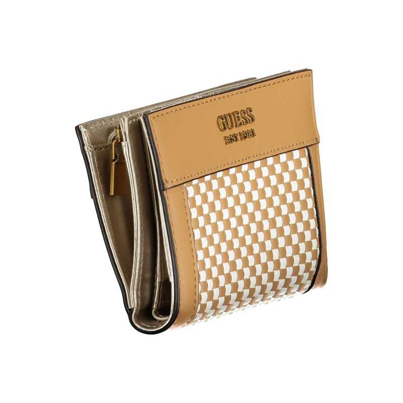 GUESS JEANS WOMEN'S WALLET BROWN